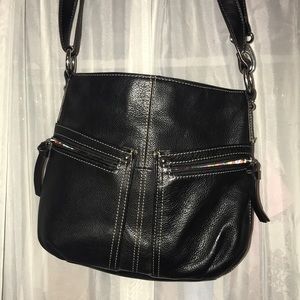 Leather crossbody bag